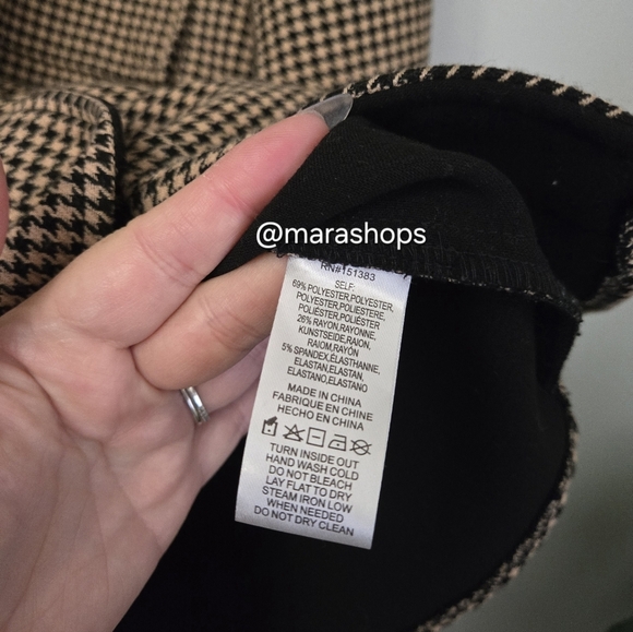 Current Air Houndstooth Printed Shirt Jacket - Picture 8 of 9